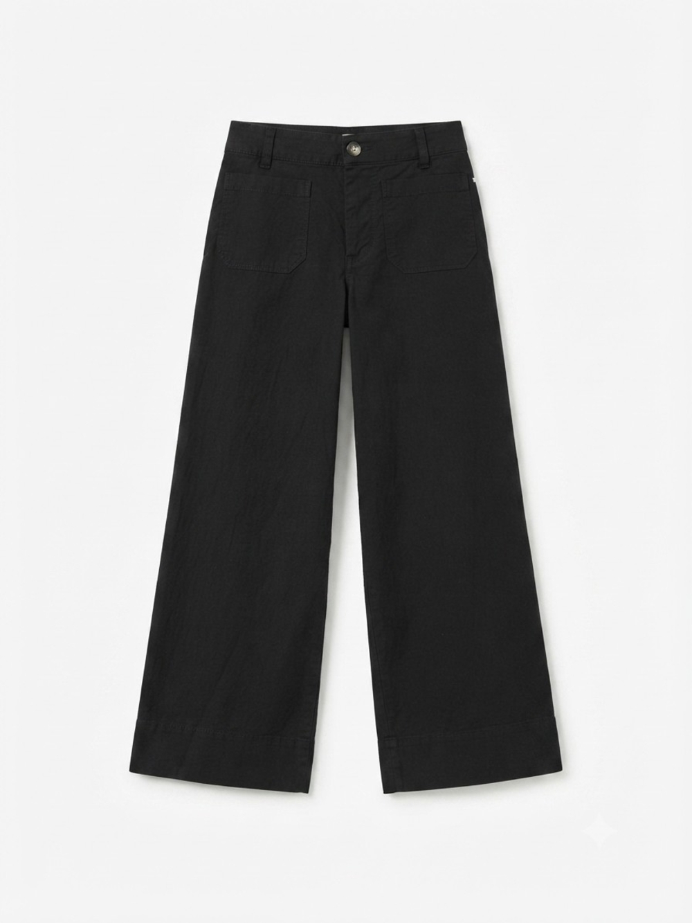 Anthropologie Maeve Colette Wide Leg High Rise Patch Pocket Pants 25